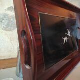 Lacquered mahogany top
