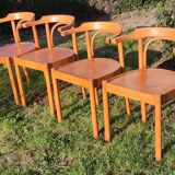 Series of 4 Baumann armchairs