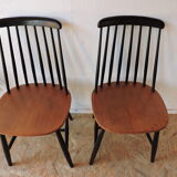 Set of 4 chairs Swedish 60s