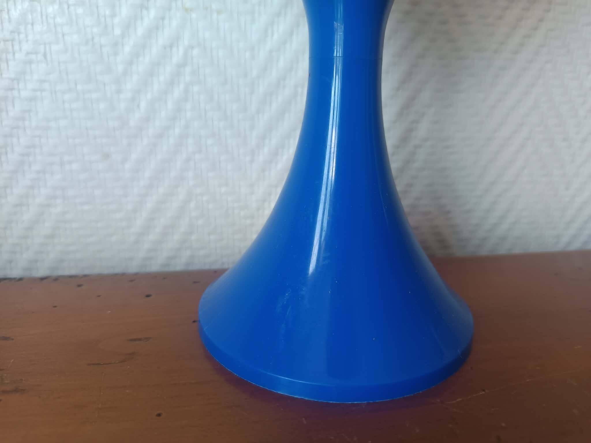 Space age blue and opaline lamp 1970