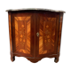 Notch has two curved doors mahogany and rosewood xviii century