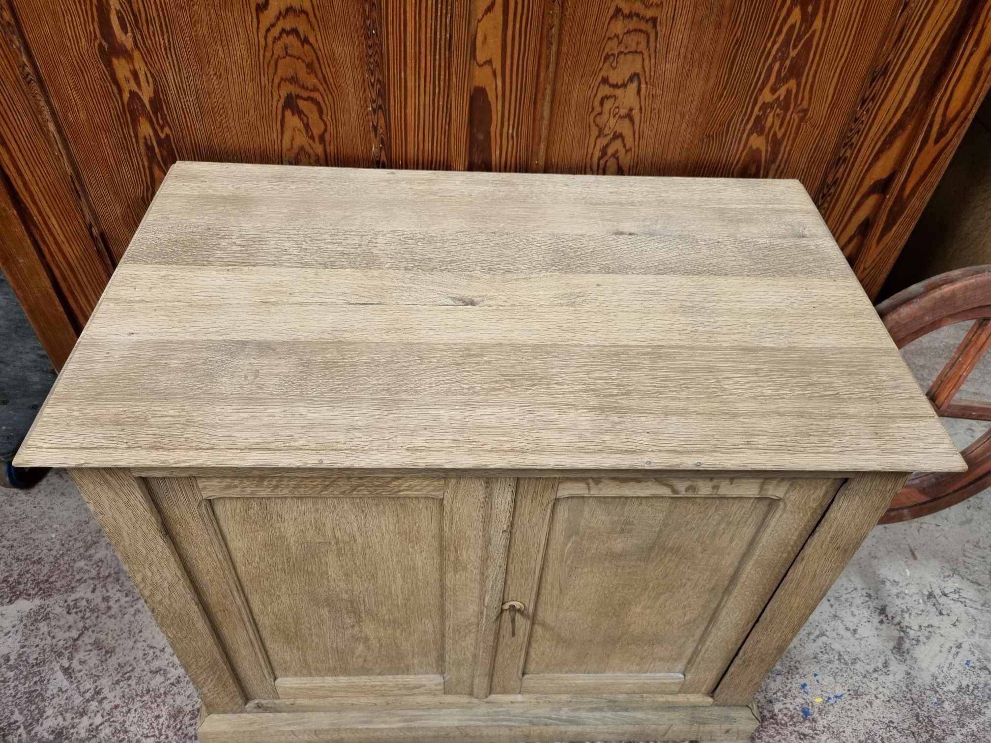 Small oak sideboard