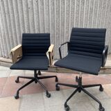 2 Charles Eames EA118 armchairs