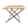 Table d'appoint vintage en bambou années 60
