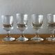 Set de 4 verres à liqueur début XX ème