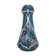 Art nouveau vase signed h gillieron floral decoration in earthenware