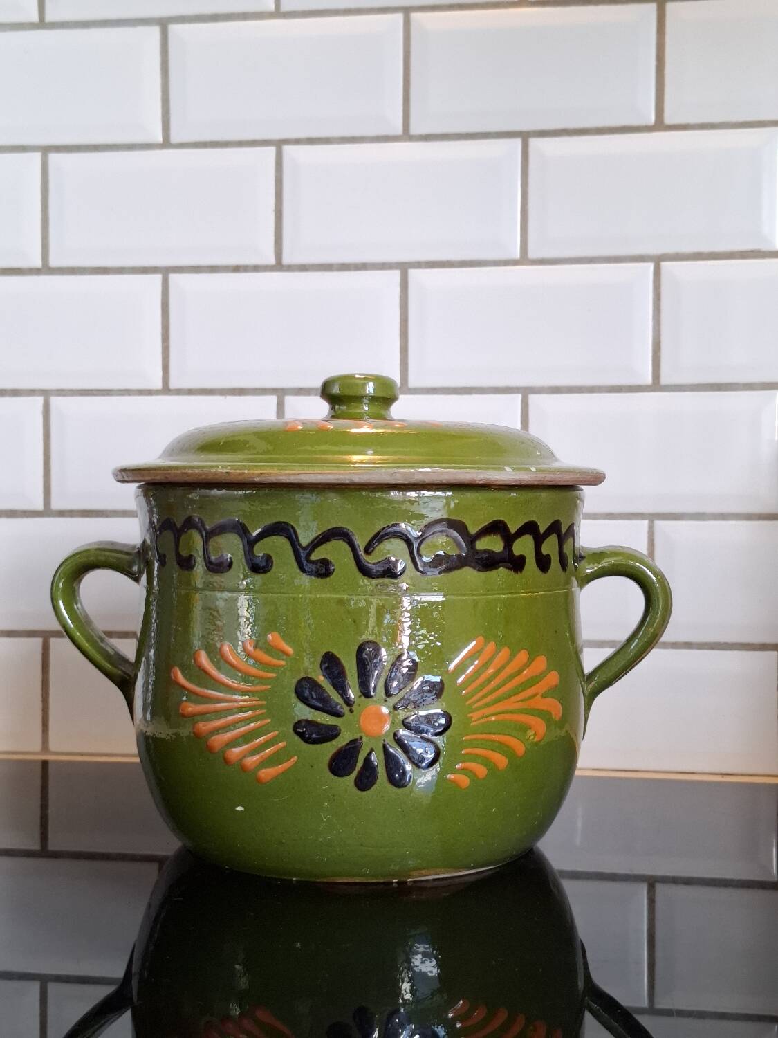 Terracotta soup tureen