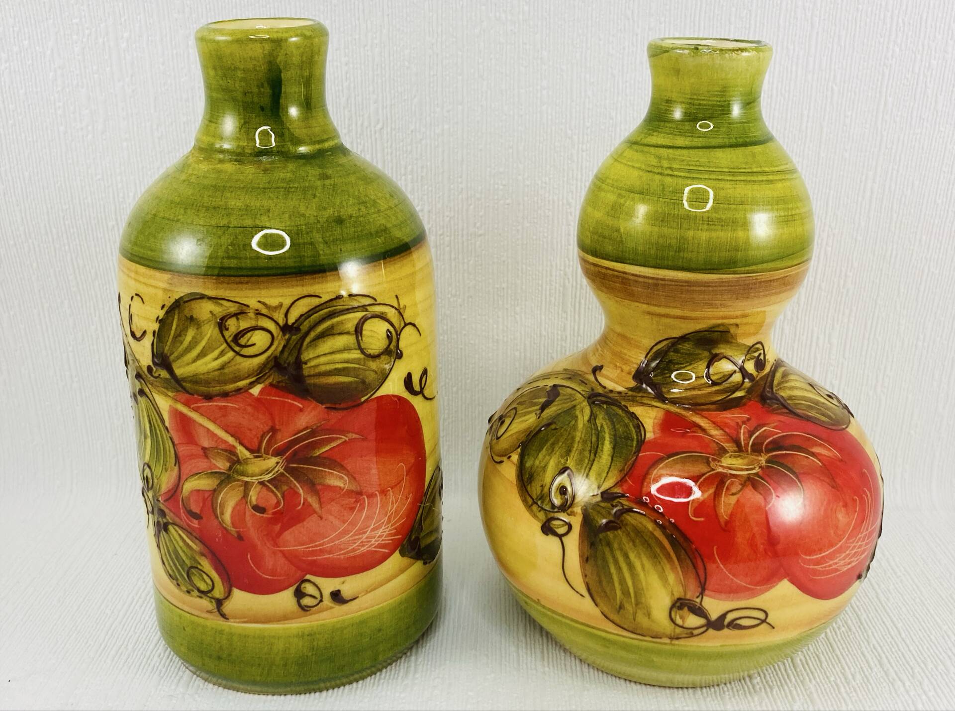 Pair of Bottles or Soliflore Vases Vallauris - Georges Chassin (GC)