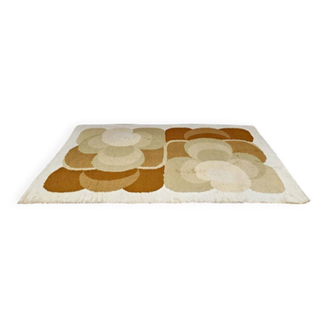Vintage design tapestry rug Desso 1970 'Geometric'