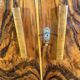 Art Deco Vintage 1930s  Figured Walnut Wardrobe Bookmatched Fitted Interior