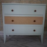 Green vintage Dresser and wood