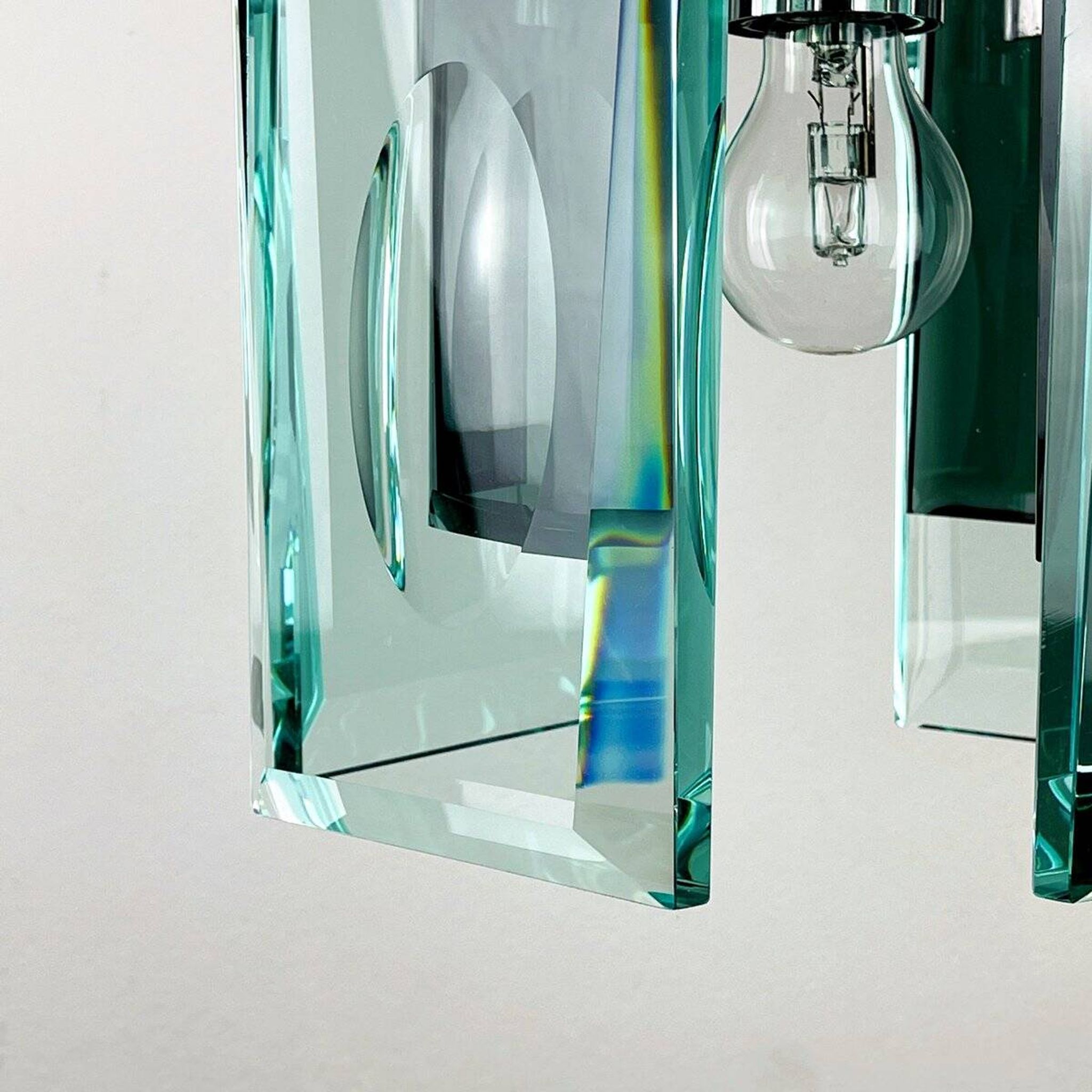 Italian art glass pendant by Fontana Arte, Italy, 1970s.