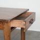 Grande table à manger antique française pour 6 à 8 personnes.