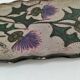Plat vintage motif chardon
