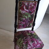 Chaise basse ancienne dite "chaise de nourrice"