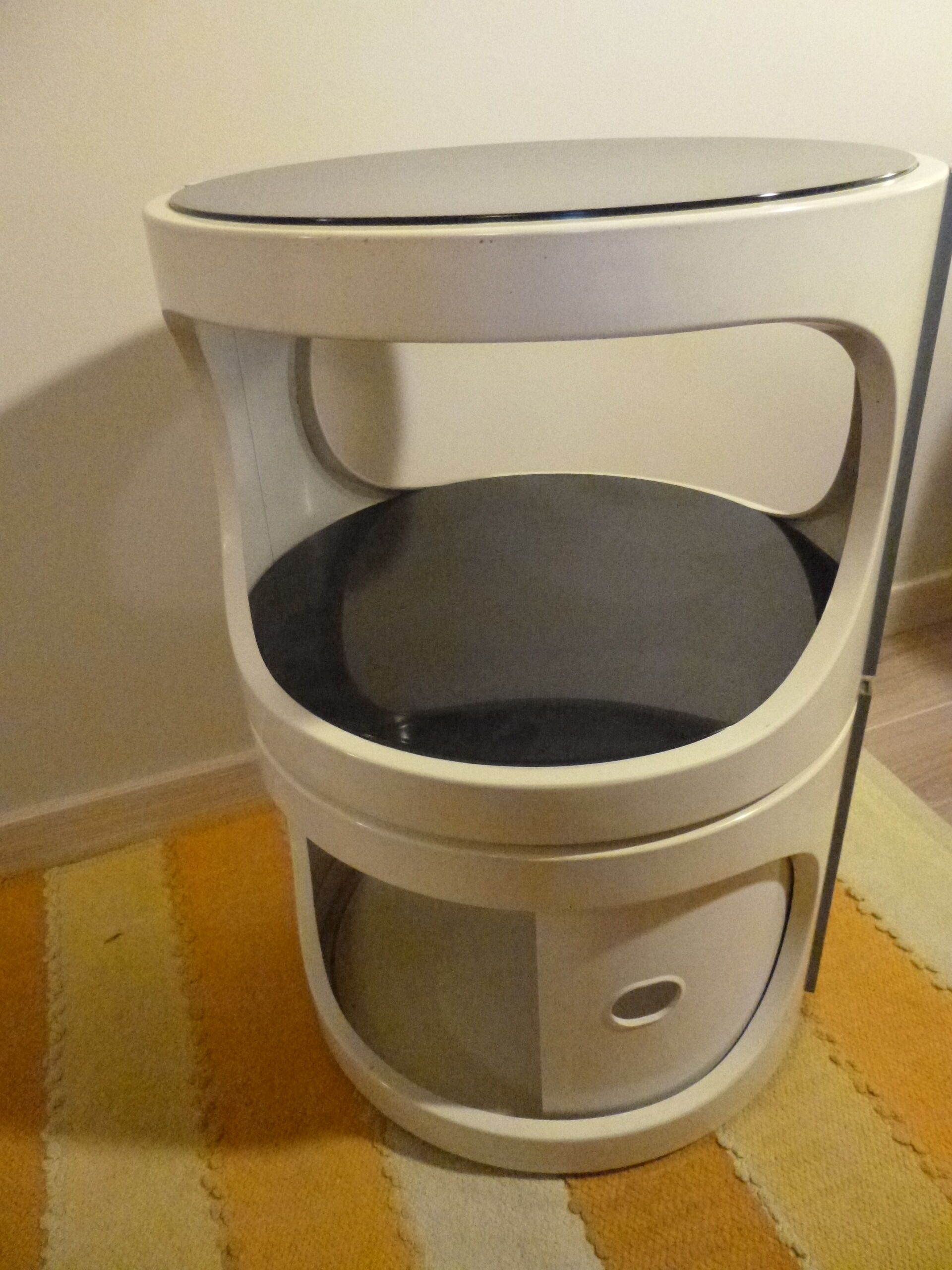 Marc Held modular bedside table for 1970s Monoprix
