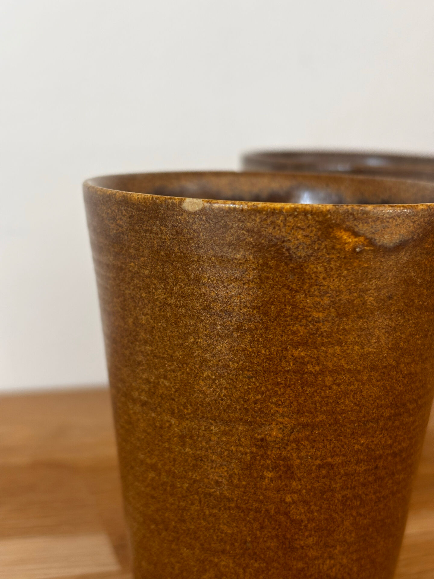 Set of 6 stoneware tumblers from Digoin.