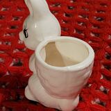 cache pot lapin - vintage