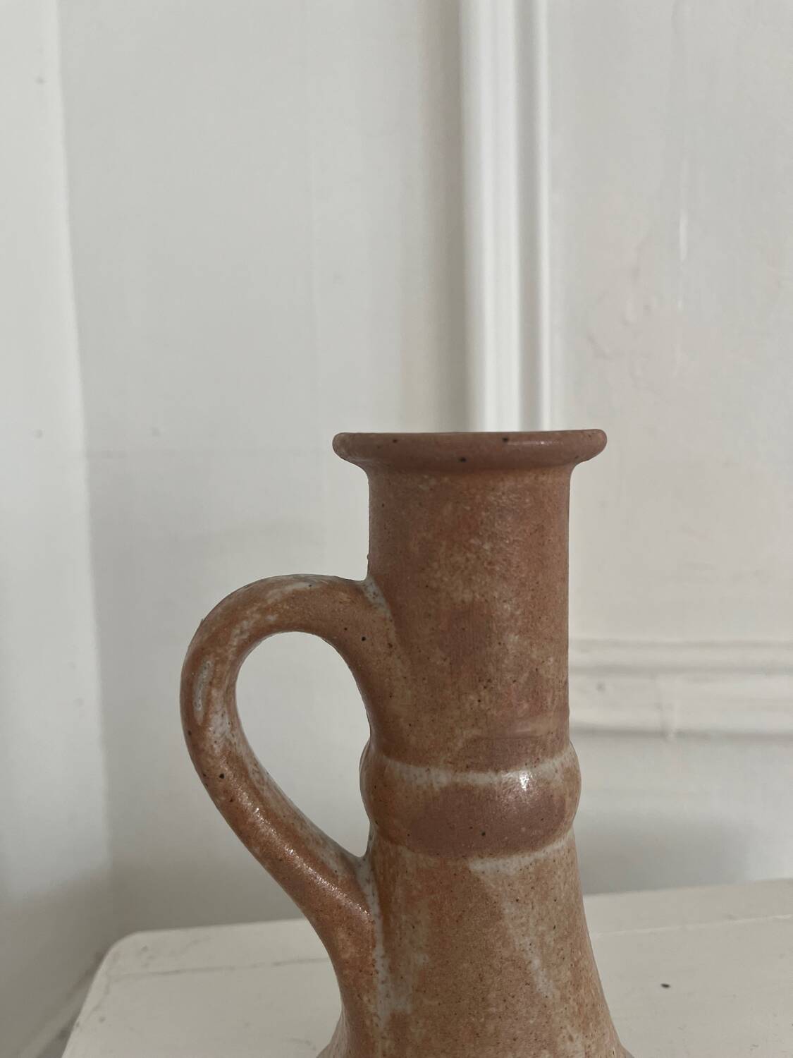 Stoneware candle holder