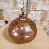 Pied de lampe boule en grès