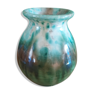 Glazed earth pot
