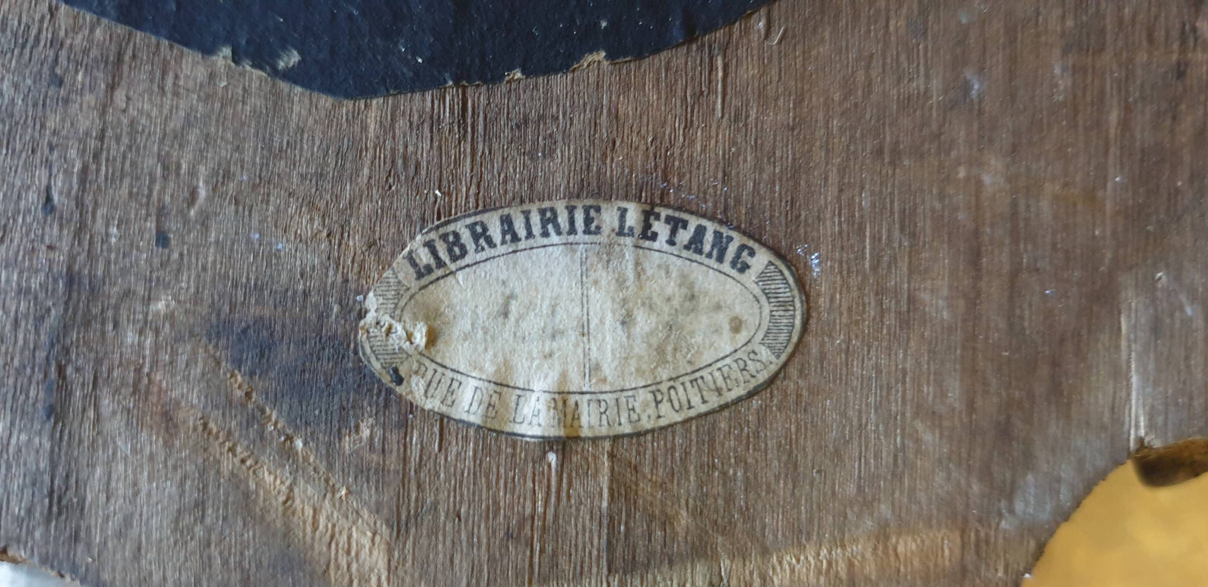 Small Holy Water Font / Stations of the Cross in Wood and Plaster - early 19th century