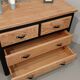 Commode bois massif et noir