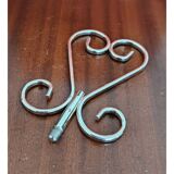 Orfèvrerie De Chambly France vintage Smoke Glass Inox Cheese Platter