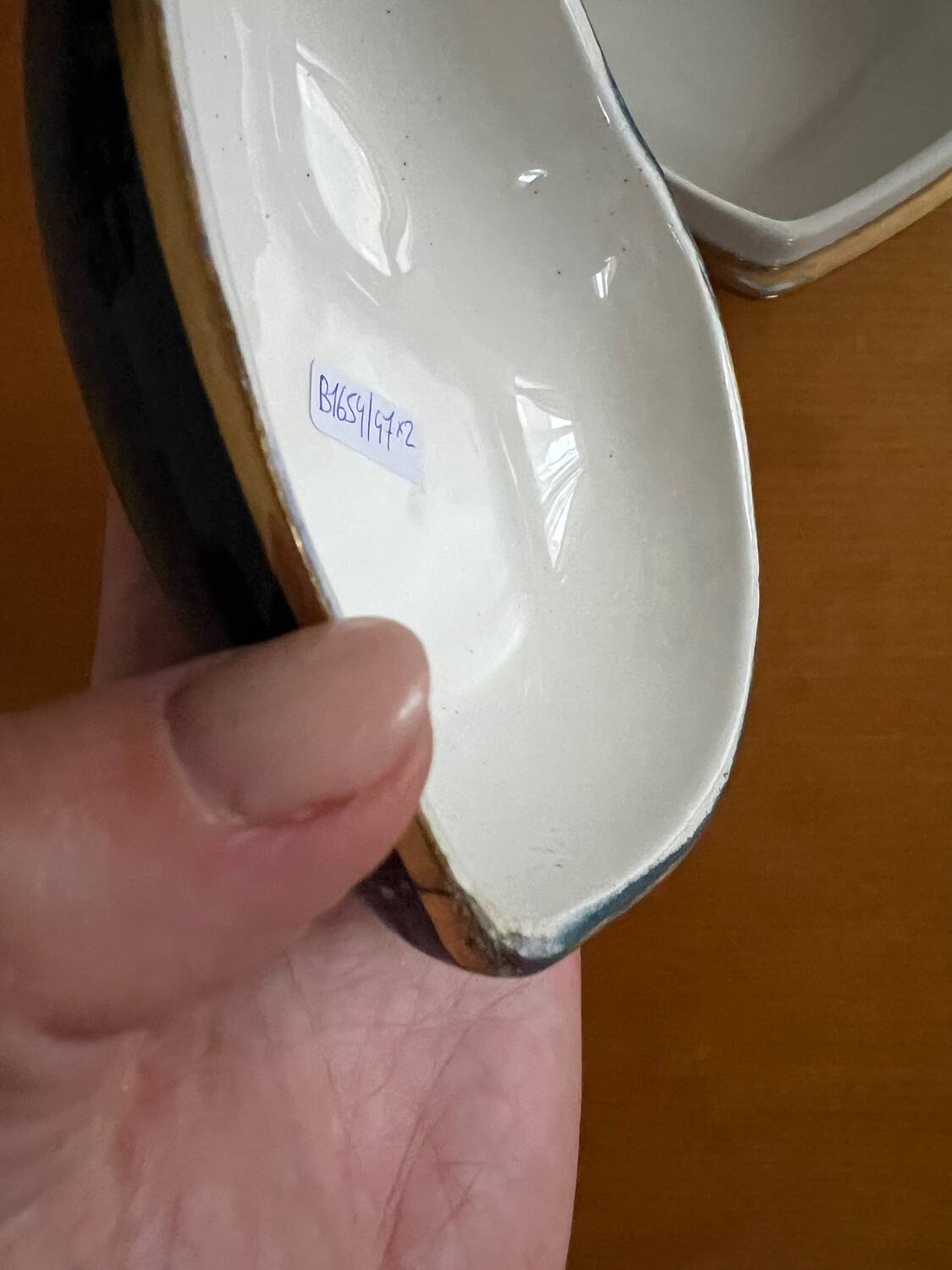 Boîte vintage cœur porcelaine