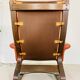 Vintage scandinavian cognac lounge chair by komfort