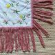 Nappe ancienne brodée 89 x102 cm