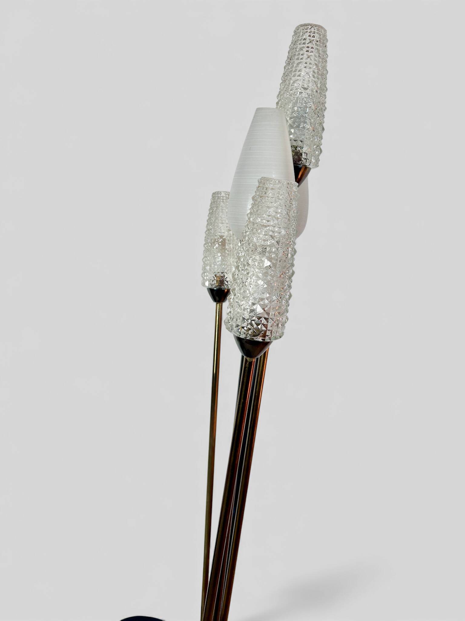 Vintage tripod 5-light floor lamp/reading lamp, 1960s