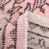 6x10 Rug For Living Room Soft Pink Turkish Vintage Rug, 181x314Cm