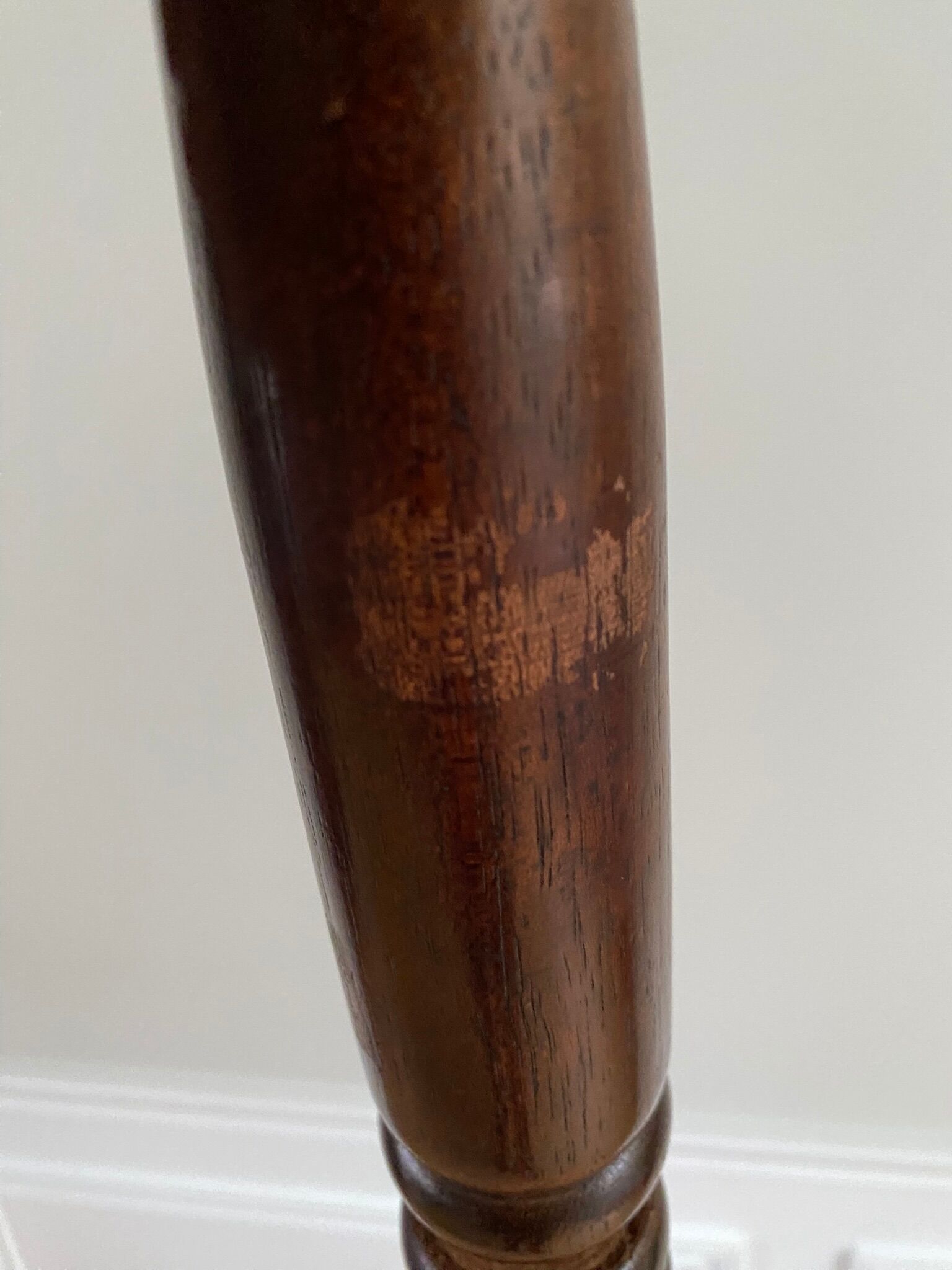 Vintage curved wooden parrot coat rack