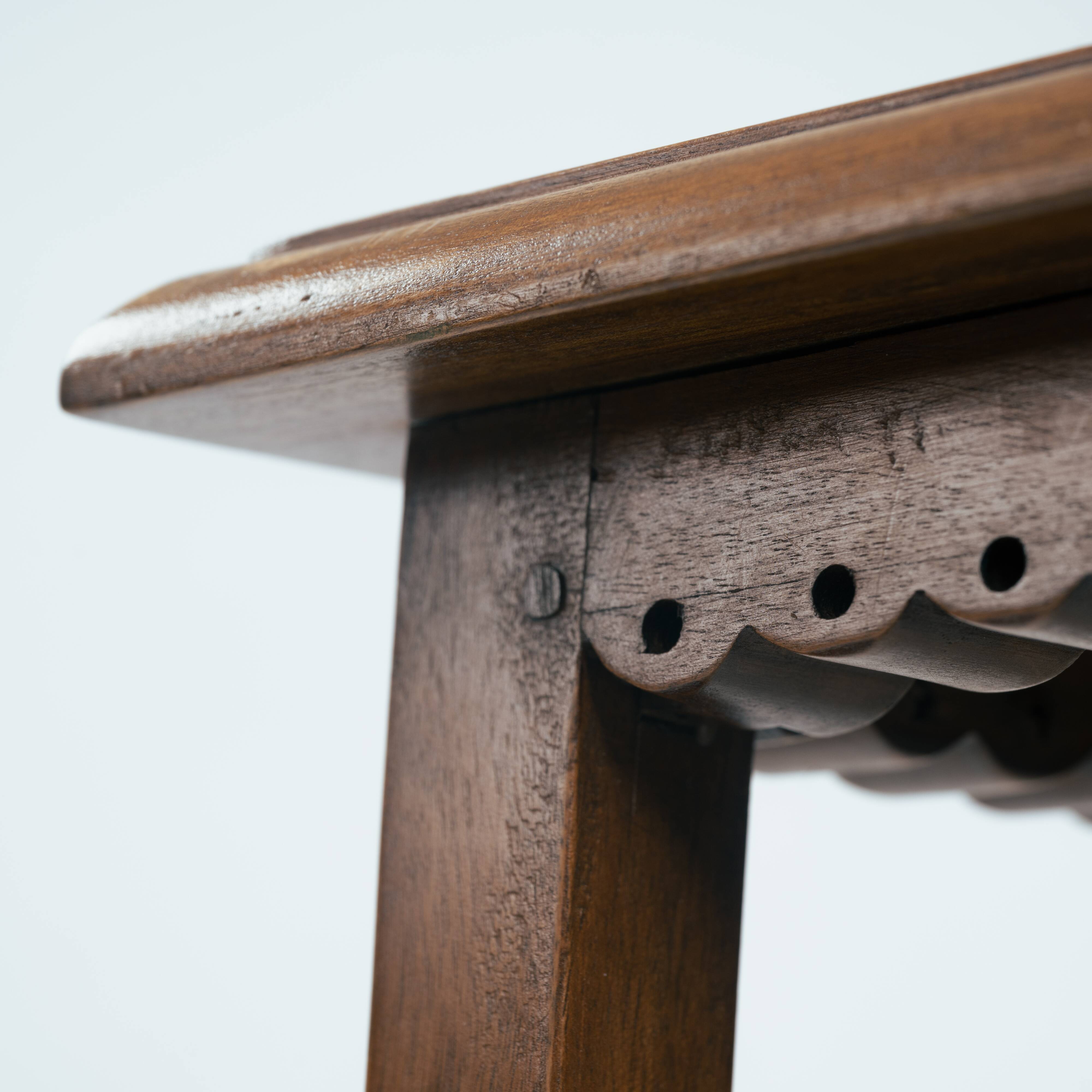 Art Deco Planter, Wooden Pedestal, Netherlands, 1920s