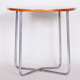Bauhaus round table made by Vichr & Co in 1930s Czechia