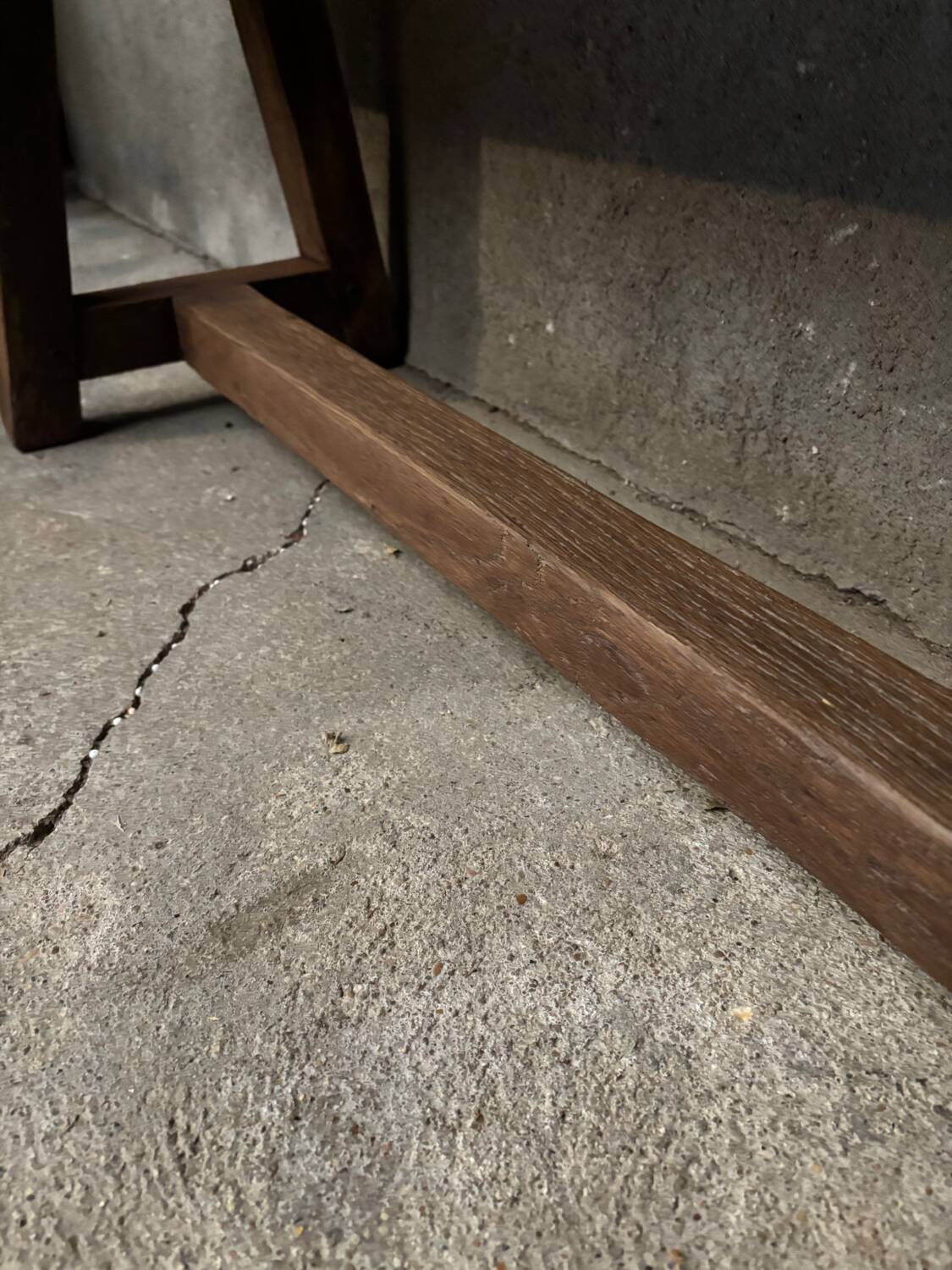 Authentic farm bench