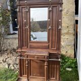 Wall coat rack entrance 218x112cm from the 1920s 1930s