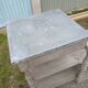 Grand meuble style drapier en bois et zinc
