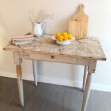 Table de ferme patinée