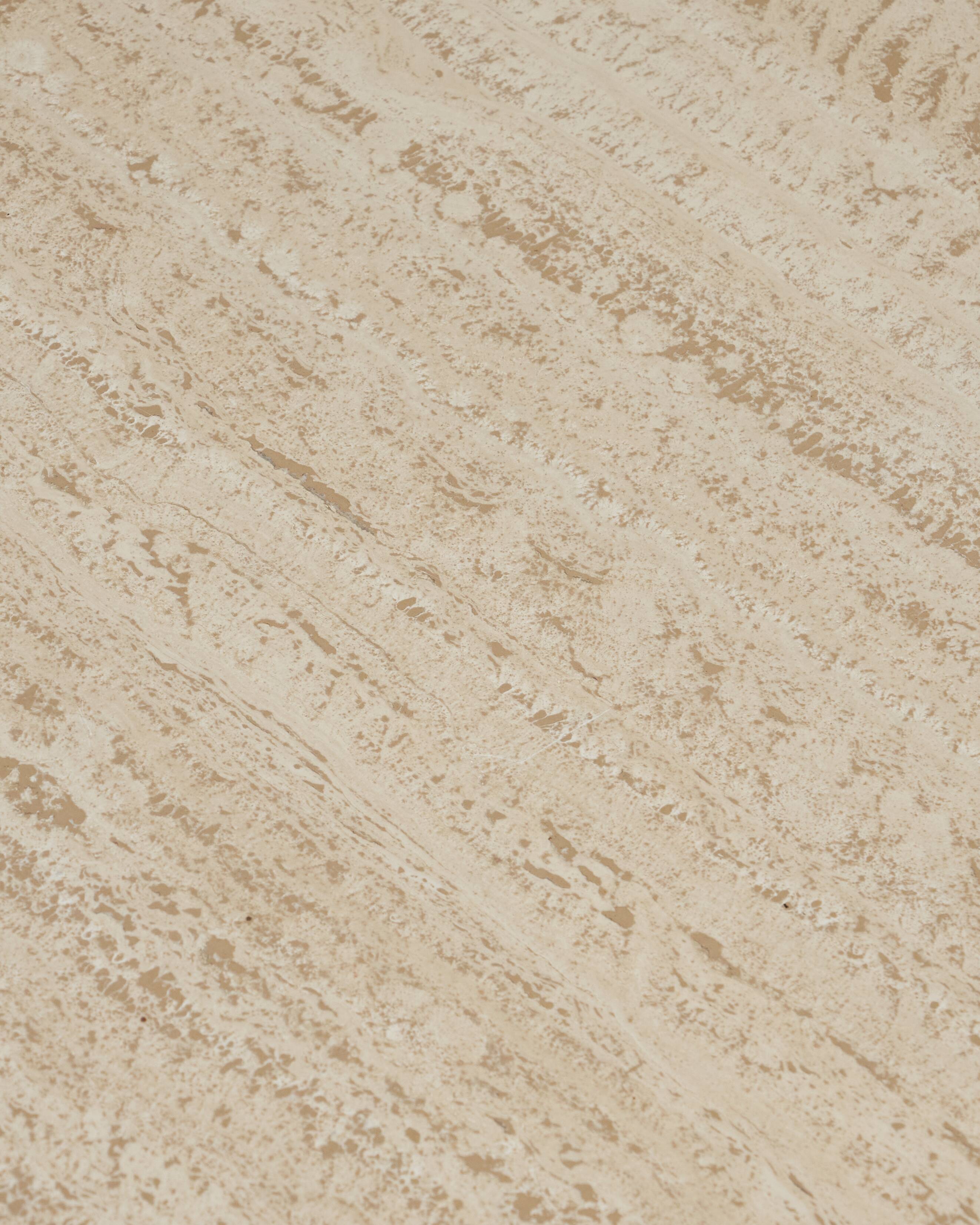 Rectangular travertine coffee table, 1970s