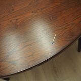 Round rosewood table, Danish design, 1970s, manufacturer: Omann Jun