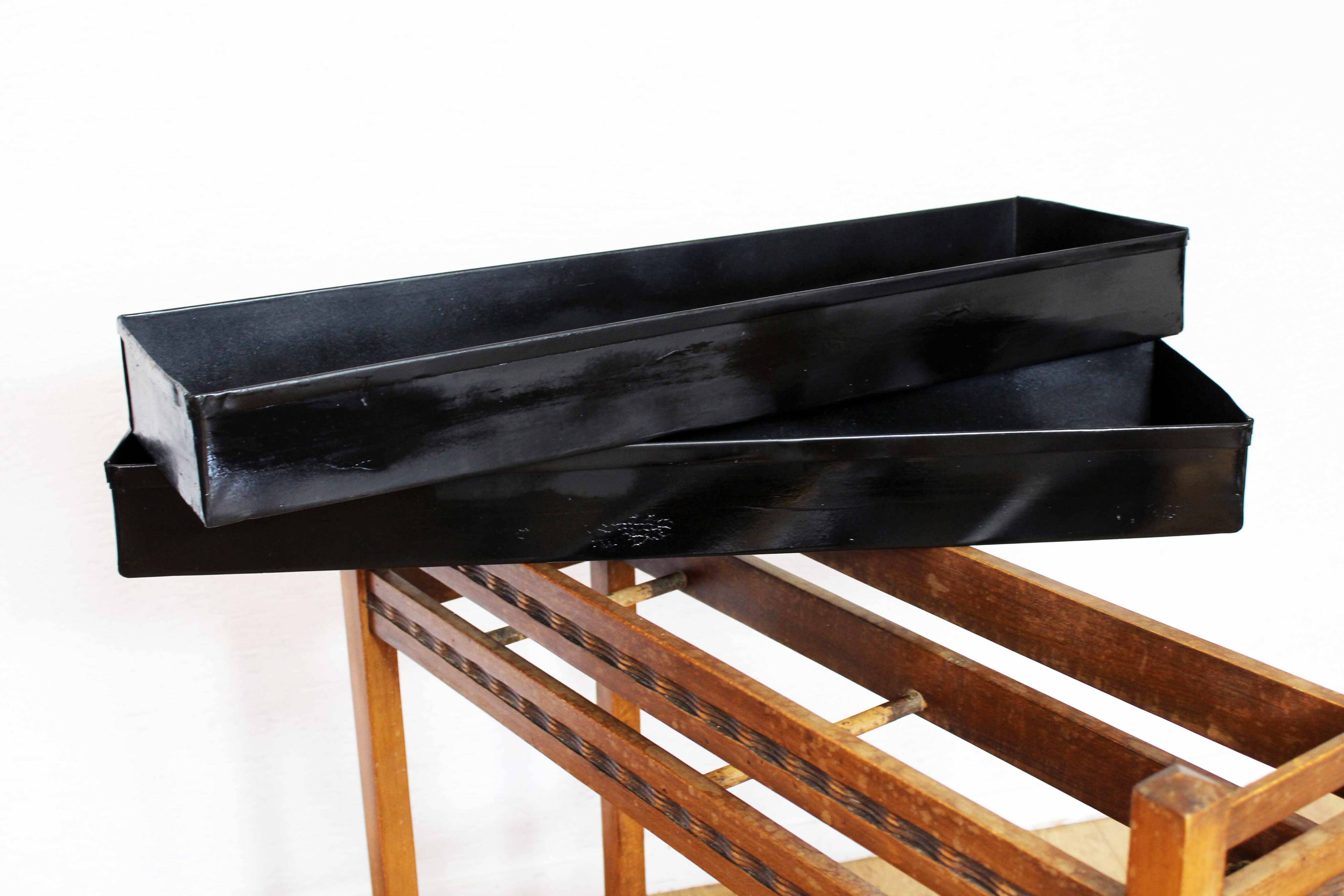 Wooden and zinc planter 1950