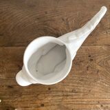 Zoomorphic fish pot cover in slip