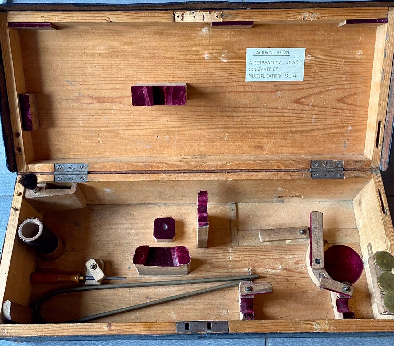 Kern& Cie Aarau scientific and topographic measuring device in its box
