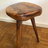 Solid olive stool