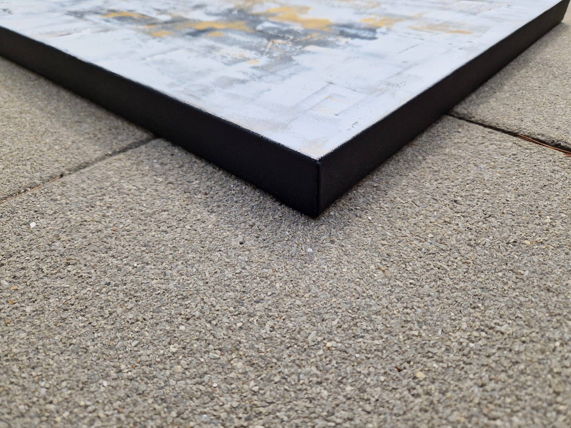 Abstract painting table