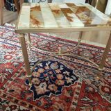 Pair of onyx and brass bedside tables 1940