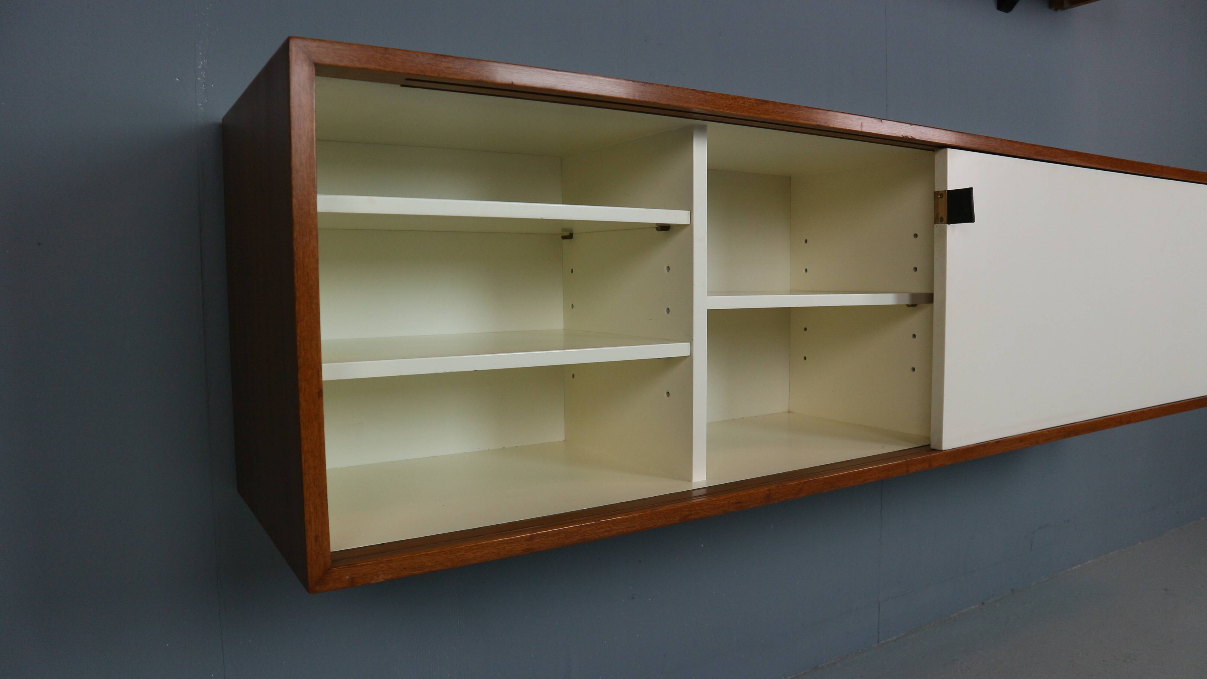 Florence Knoll for Knoll set of two hanging cabinets, model 121 + 123 W-1, 1947