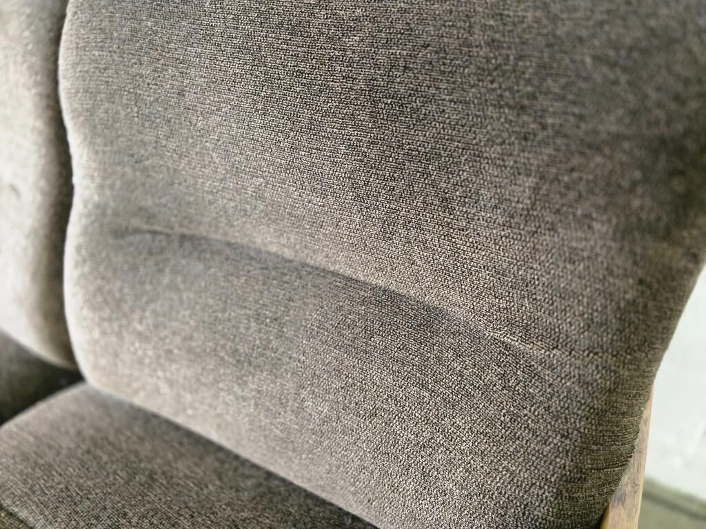 Vintage brown brutalist sofa